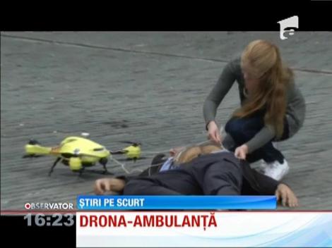 Un tânăr din Olanda a creat drona-ambulanță