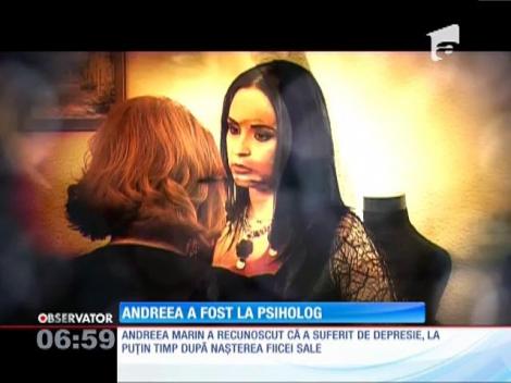 Andreea Marin a suferit de depresie postnatală