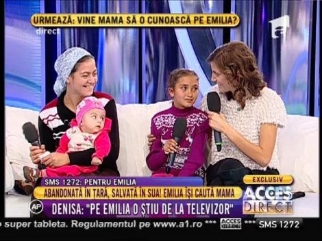 Emilia îşi cunoaşte sora mai mică, pe Denisa