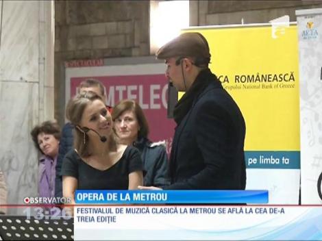 Călătorii din subterane sunt invitaţi la spectacole de operă