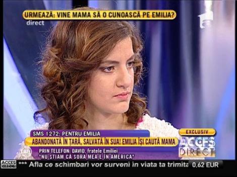 David, fratele Emiliei, este plecat în Italia