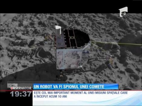 Un robot va fi spionul unei comete