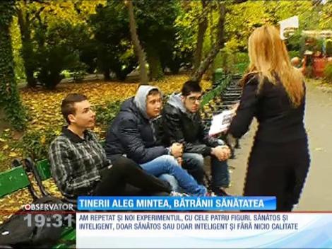 România alege, dar ce se alege de România / Tinerii aleg mintea, bătrânii sănătatea