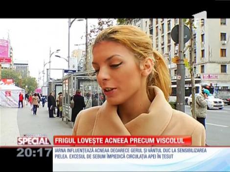 Special! Frigul lovește acneea precum viscolul