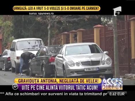 Graviduța Antonia, neglijata de Alex Velea! Uite pe cine alintă viitorul tătic!