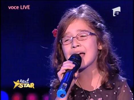 Lara Fabian - "Mama Moya". Vezi aici cum cântă Teodora Simon, la Next Star!