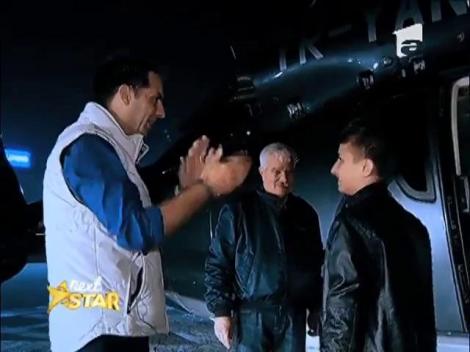 Incendiar! Un concurent şi-a învins teama la "Next Star". Murea de spaimă, dar acum a zburat cu elicopterul...şi a fost minunat!