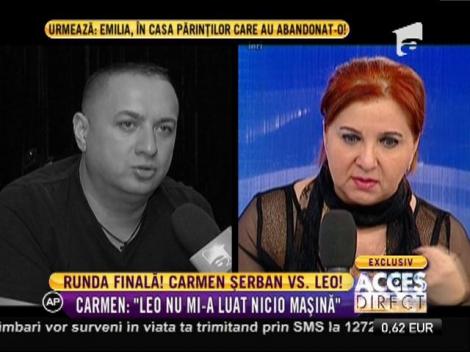 Război între Carmen Șerban și Leo de la Strehaia!