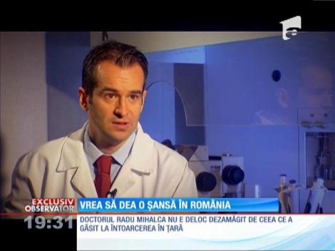 Vreau să salvez în România / Vrea să dea o șansă în România