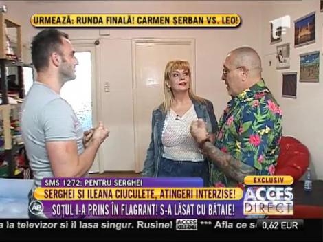 Soțul Ilenei Ciuculete a sărit la gâtul lui Serghei Mizil!