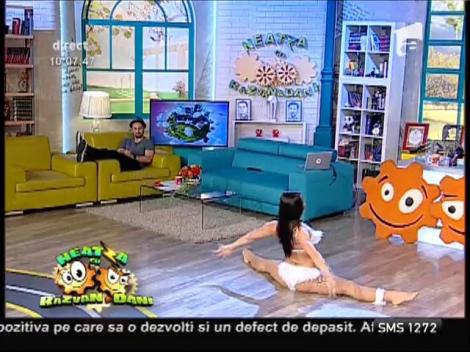 Roxana Chiperi, dezlănţuită în platoul Neatza!