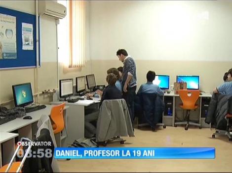 Daniel, profesor la 19 ani