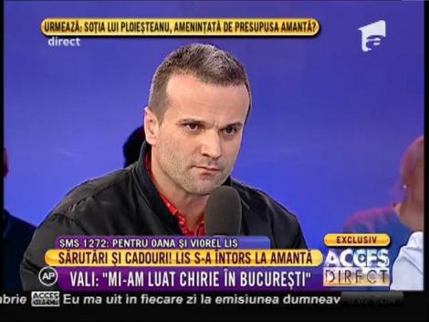 Vali, presupusul amant al Oanei Lis: "Am primit amenințări și în Bacău"