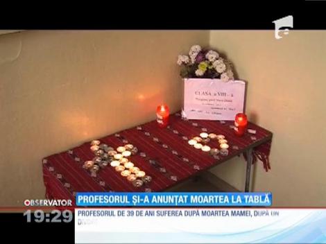 Un profesor din Neamț şi-a anunţat sinuciderea în faţa elevilor