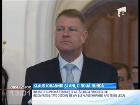Klaus Iohannis, la mâna ÎCCJ