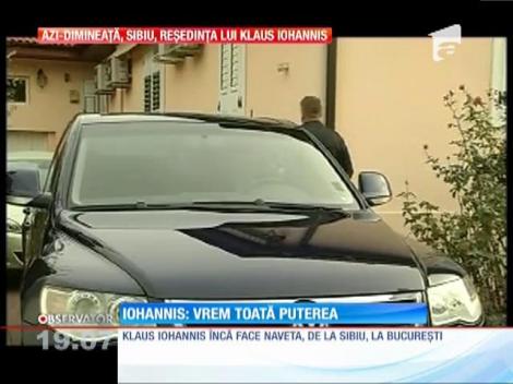 Klaus Iohannis: Vrem toată puterea