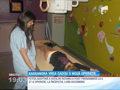 Kassandra, fetiţa adoptivă a fostului internaţional Iosif Rotariu, vrea cadou o nouă operație