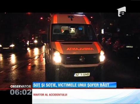 Doi soți din Piatra Neamţ, loviți pe trecerea de pietoni de un șofer beat