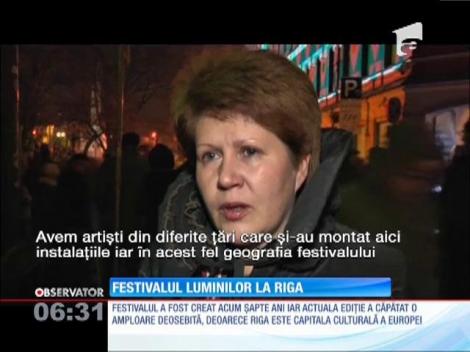 Festivalul Luminilor se desfășoară la Riga