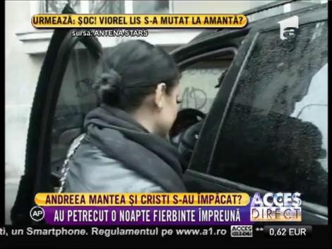 Andreea Mantea şi Cristi Mitrea, noapte fierbinte împreună