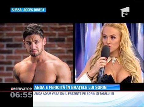 Anda Adam e fericită în brațele iubitului ei