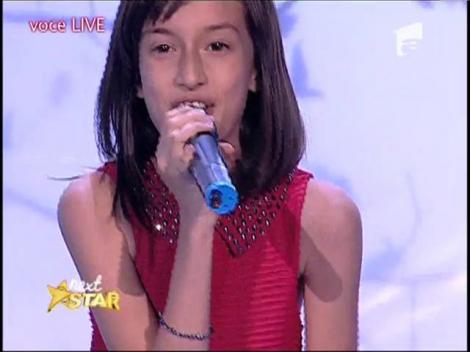 Şi ce dacă are doar 11 ani? Alexandra Preda a făcut spectacol cu o piesă extrem de dificilă, pe care nu o poate cânta oricine