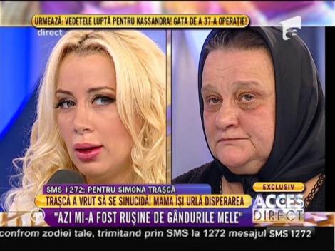 Simona Traşcă, la un pas de a-şi lua viaţa!