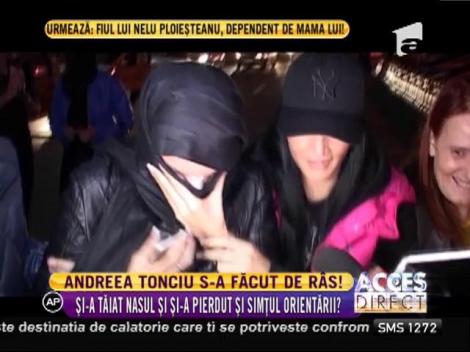 Andreea Tonciu s-a făcut de râs la volan