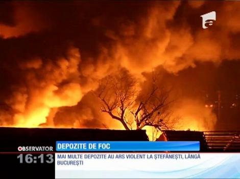 Update / Incendiu apocaliptic lângă București