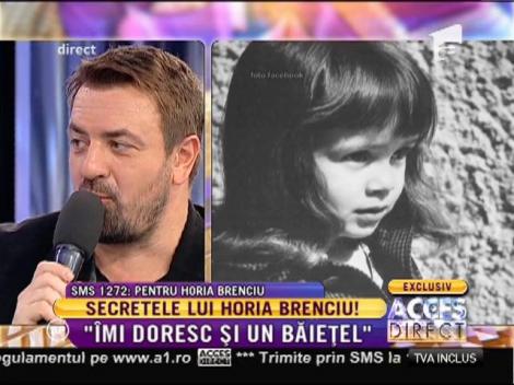 Mai sincer ca niciodată, juratul Horia Brenciu a vorbit deschis despre familia sa: ”Vreau să am o relație specială cu viitorul meu fiu”