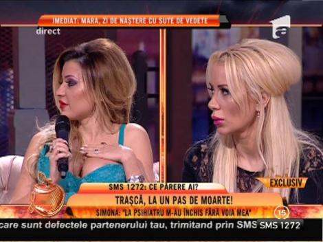 Simona Traşcă: "La psihiatru m-am închis fără voia mea"