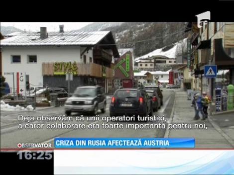 Criza din Rusia afectează stațiunile turistice din Austria
