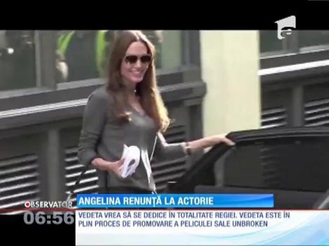 Angelina Jolie renunță la actorie