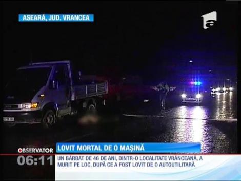 Bărbat lovit în plin de o autoutilitară