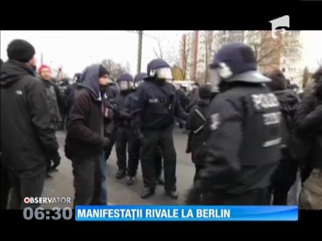 Manifestații rivale la Berlin