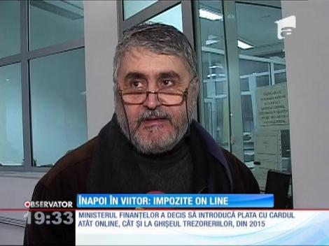 Taxele şi impozitele se vor putea plăti cu cardul
