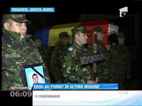 Cei 8 militari căzuţi la datorie au pornit în ultima misiune