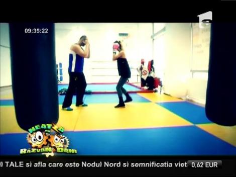 Flavia Mihăşan a urcat în ringul de kickbox!