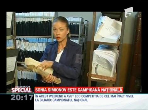 Sonia Simionov este Campioană Naţională la Biliard!