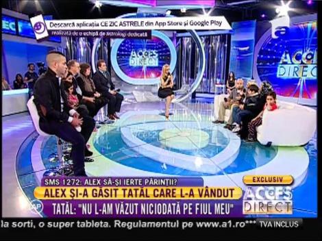 Alex şi-a găsit tatăl care l-a vândut!