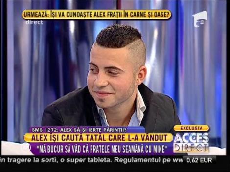 Alex, fratele lui Alexandru: "N-am fost deloc la şcoală"