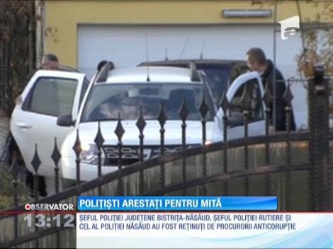 Șefii Poliţiei din Bistriţa-Năsăud, arestați pentru mită