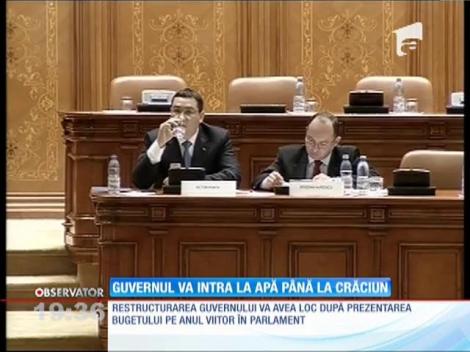 Guvernul se restructurează din temelii