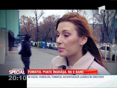 Cercetătorii americani: Fumatul te îngraşă, fără să-ţi dai seama