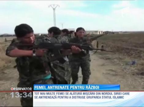 Femeile, pregătite pentru războiul împotriva organizaţiei teroriste Statul Islamic