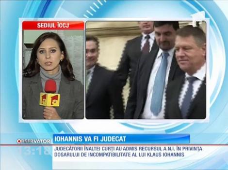 Klaus Iohannis va fi jucat de judecătorii Înaltei Curţi