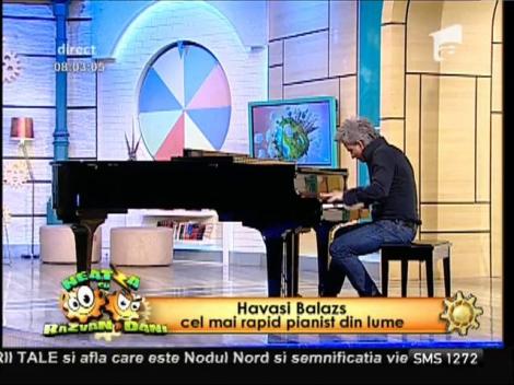 Live! Cel mai rapid pianist din lume, show muzical la Neatza