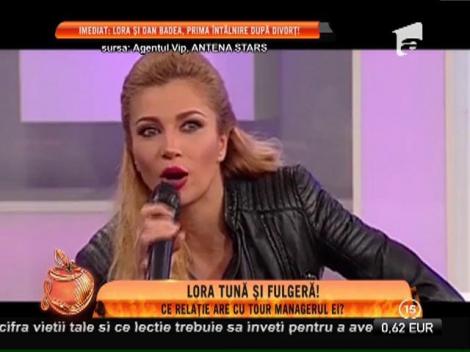 Lora tună şi fulgeră! A fost acuzată că şi-a înşelat soţul cu managerul ei!
