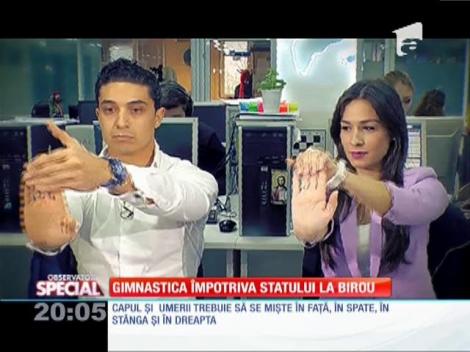 Exercitii pe care le poti face la birou fara sa stie nimeni