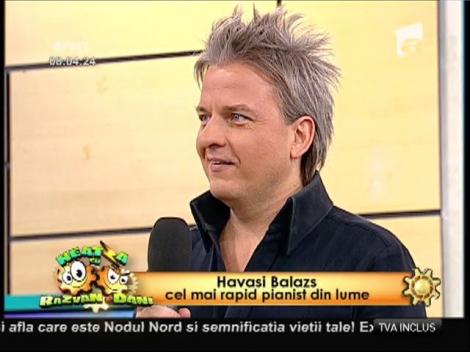 Havasi Balazs, cel mai rapid pianist din lume, concert la București